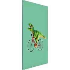 Cartas Tableau Magnétique Dinosaure Avec Bicyclette