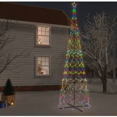 Außenbeleuchtung Weihnachtsbaumbeleuchtung reduziert vidaXL Cónico 3000 LED Colores 230x800 cm - Multicolor Luces de Árbol de Navidad