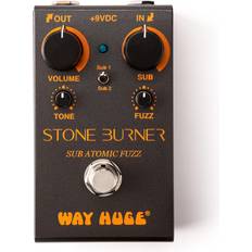 Way Huge Electronics Smalls Stone Burner Sub Atomic Fuzz Effects Pedal Black