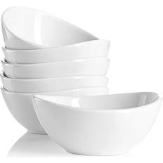 White Dessert Bowls Sweese 101.001 Porcelain Ice Cream Dessert Bowl 4pcs