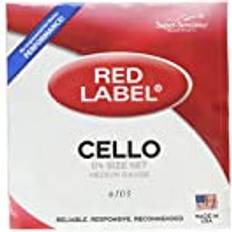 Super Sensitive SS6103 Red Label Medium Cello String Set 1/4