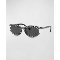 Swarovski SK6006 Solbriller - Black/Silver