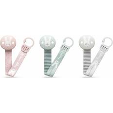 Multicoloured Pacifier Holders Suavinex Soother Clip with Ribbon