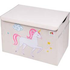 Storage Wildkin Kids Fabric Toy Chest for & Girls, Measures 24 X 15 X