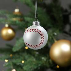 Weiß Weihnachtsbaumschmuck Baseball Weihnachtsbaumschmuck