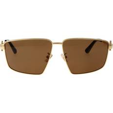 Bottega Veneta Gold Square 005 Gold/Gold/Brown UNI