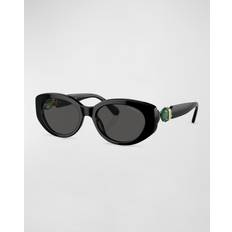 Swarovski Zonnebrillen Swarovski 6002 Sunglasses - Black