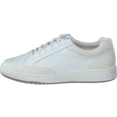 Lauren Ralph Lauren Sft Sprt Clf Suede Hailey Sneakers - Snow White/Club House Cream