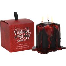 Negro Velas LED Horror-Shop Kleine Vampirblut Stumpenkerze 7,6 cm Vela LED 90cm