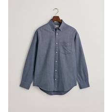 4XL - Mies Paidat Gant Regular Fit Oxford Paita - Sininen