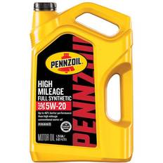 5 20 oil Pennzoil Full Synthetic High Mileage 5W-20 5 Motor Oil