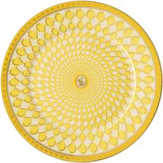 Køkkentilbehør Swarovski Signum Brotplatte Porzellan Gelb Asiet 18cm