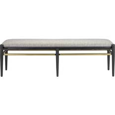 Glasses Settee Benches Ceruse Black Visby