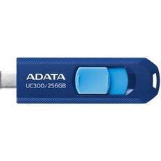 Adata 256GB UC300 Type-C USB 3.2 Gen1 Flash Drive, Speed Up to 100MB/s (ACHO-UC300-256G-RNB/BU)