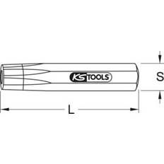Greifzangen KS Tools 6mm 1292203 Greifzange