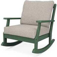 Outdoor Durable Rocking Chairs Polywood Braxton Deep Rocking Chair 30.9"