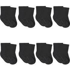 Underwear Gerber Baby 8pk Wiggle Proof Socks Black 0-6M