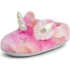 Dearfoams unisex child Clog Slipper, Unicorn, 9-10 Toddler