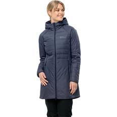 Dunkappor & Vadderade kappor - Gråa Kappor & Rockar Jack Wolfskin Lapawa Ins Coat W Kappa - Grafit
