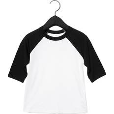 Bella canvas toddler three-quarter sleeve baseball tee 3200t