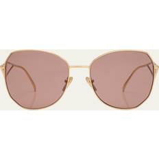 Glasses Prada Blue Light Blocking Round Metal GOLD