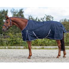 185cm Hästtäcken Aucune Utomhushästmatta QHP Luxury 0g marinblå 185