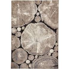 Think Rugs Woodland 6318 Black, Beige 120x170cm