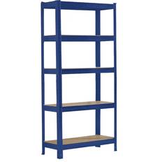 Neo Blue 5 Tier Shelving System