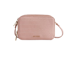 Ted Baker Pink Tasker Ted Baker Stina Croc Effect Camera Bag - Medium Pink