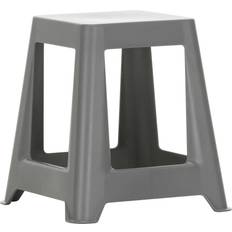 Grigio Sgabelli Vitra Chap Hocker Beistelltisch Dunkelgrau 43x43x45.5 cm Sgabello