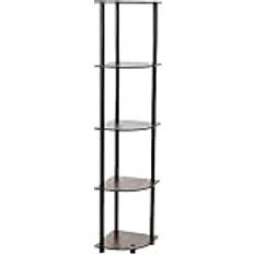 Furinno Shelving Systems Furinno Turn-N-Tube 5 Tier Corner