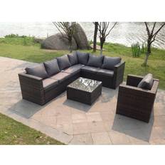 Garden & Outdoor Furniture Fimous Pe Rattan Corner