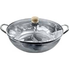 Stainless Steel Lids Yin Yang Hot Pot Klappe