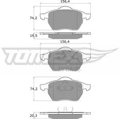 Cykeldele Tomex Scheibenbremse Vorderachse TOMEX Brakes TX
