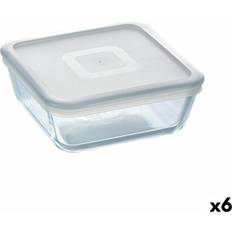 Pyrex Glas Matlådor Pyrex Fyrkantig lock Cook&freeze Matlåda