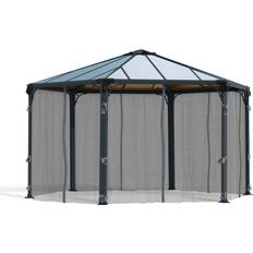 Palram Gazebo e Accessori Palram Canopia Rete Antizanzare Esagonale Per Gazebo Monaco / Roma 2.3 x 2.2 m