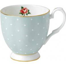 Royal Albert Polka Rose Footed Vintage Mug 30cl