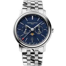 Frederique Constant Classics Business Timer FC-270N4P6B Man 40 mm Analog Kvarts Blue 22 mm