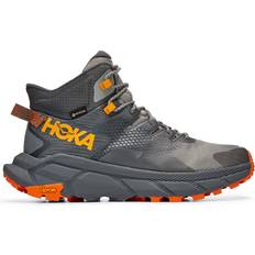 Grigio Scarpe da trekking Hoka Trail Code GTX M - Castlerock/Persimmon Orange