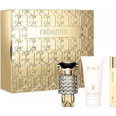 Rabanne Vegan Gift Boxes Rabanne Fame Gift Set EdP 50ml + Body Lotion 75ml + EdP 10ml