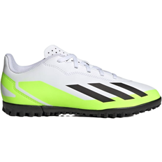 Adidas x crazyfast tf adidas Junior X Crazyfast.4 TF - Cloud White/Core Black/Lucid Lemon