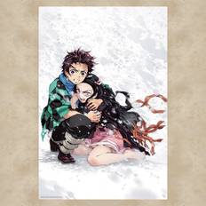 ABYstyle Demon Slayer Poster Tanjiro & Nezuko Snow 61 x 91.5 cm