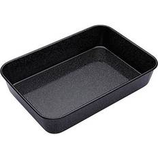 Negro Asadores Masterclass Bandeja Para El Horno De Acero De 1 mm 40 x 28 x 7.5 cm Asador