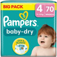 Pampers Baby Dry Maat 4 9-14 KG 70 Luiers