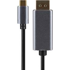 Maplin 8K USB-C to DisplayPort V1.4 Cable with Gold Connectors