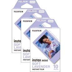 Colour Instant Film Fujifilm Instax Mini Soft Lavender Photo Pack of 30