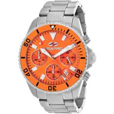 Seapro Scuba 200 Chrono SP4355 quarzwerk Orange/Silber