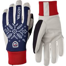 Bleu - Course à pied Gants Hestra Women's XC Primaloft 5-Finger - Dark Navy Print