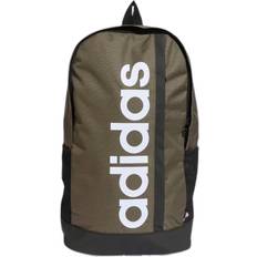 Adidas Essentials Linear Backpack - Olive Strata/Black/White