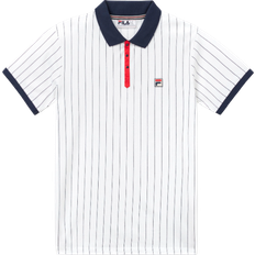 Herren - Polyamid Poloshirts Fila Men's Heritage Polo Top - White